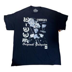 50th Anniversary of Hip Hop Ice-T Original Gangster Graphic Tee Shirt